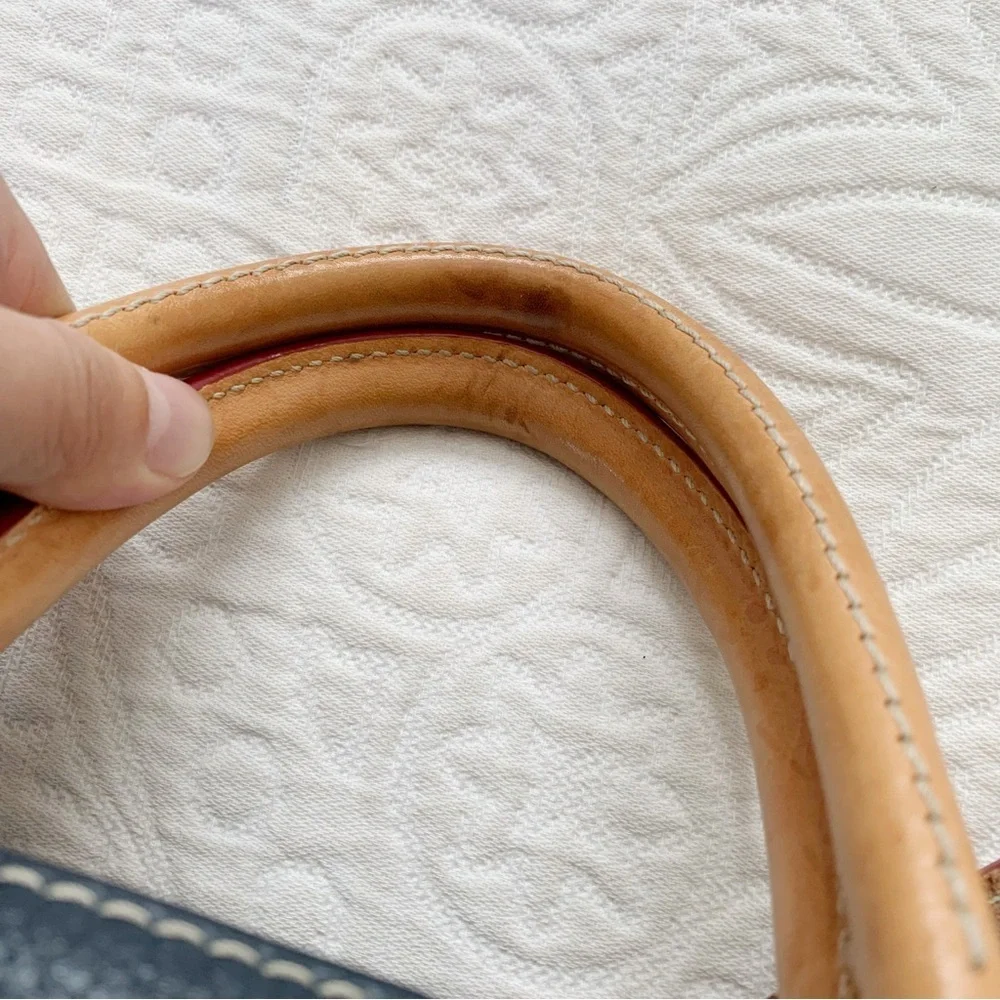Dooney & Bourke Dillen Leather Double Pocket Satchel‎ and Matching Pouch